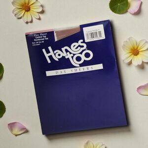 Hanes Too Day Sheers A/B Little Color 2003 NOS Control Top Reinforced Toe